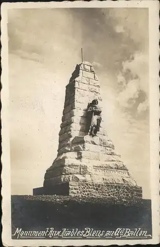 Grand Ballon Monument aux Diables bleus / Guebwiller /Arrond. de Guebwiller