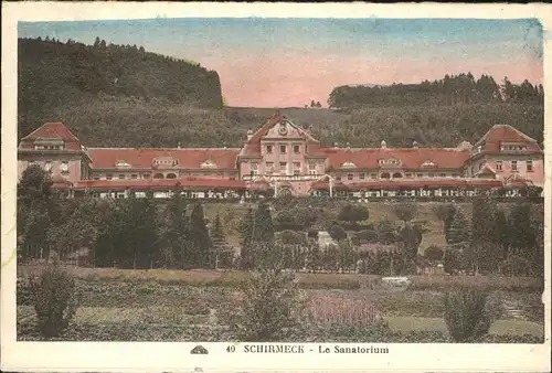 Schirmeck Sanatorium  Kat. Schirmeck