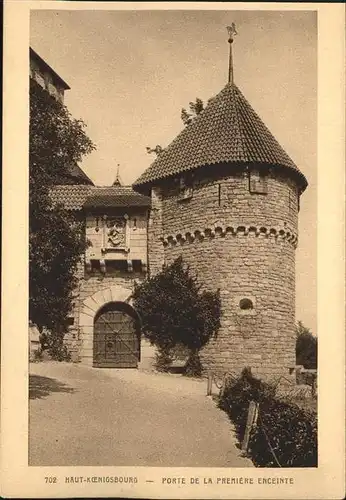 Haut-Koenigsbourg Hohkoenigsburg Porte de la Premiere Enceinte / Orschwiller /Arrond. de Selestat-Erstein