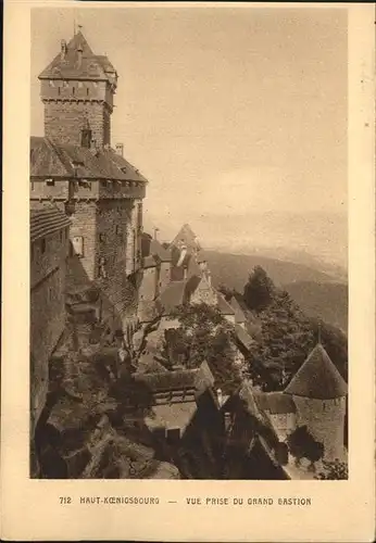 Haut-Koenigsbourg Hohkoenigsburg Grand Bastion / Orschwiller /Arrond. de Selestat-Erstein