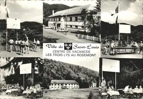 Saint-Louis Elsass Centre de Vacances Les Trois Lys au Rosemont Kat. Saint-Louis