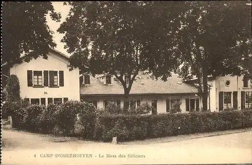 Oberhofen Elsass Camp Mess des Officiers Kat. Oberhoffen-sur-Moder