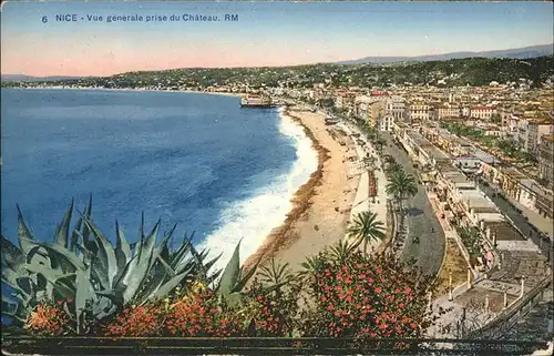 hw05770 Nice Alpes Maritimes Vue generale Kategorie. Nice Alte Ansichtskarten