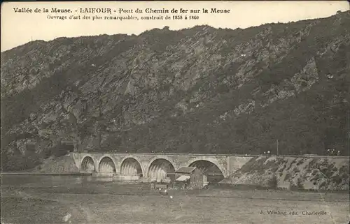 Laifour Pont Chemin de fer sur Meuse Kat. Laifour