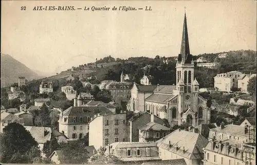 Aix-les-Bains Quartier Eglise Kat. Aix-les-Bains