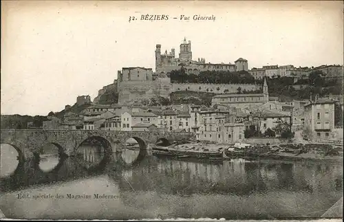 Beziers Vue generale Kat. Beziers