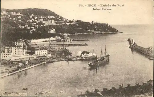 hw05969 Nice Alpes Maritimes Port Kategorie. Nice Alte Ansichtskarten