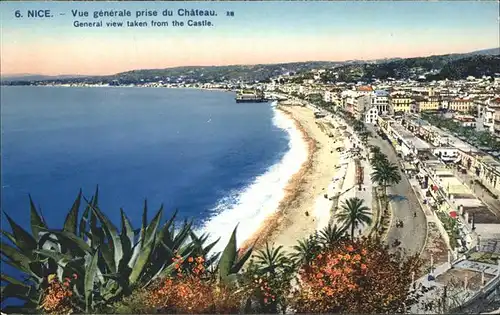 hw05976 Nice Alpes Maritimes Vue generale Kategorie. Nice Alte Ansichtskarten