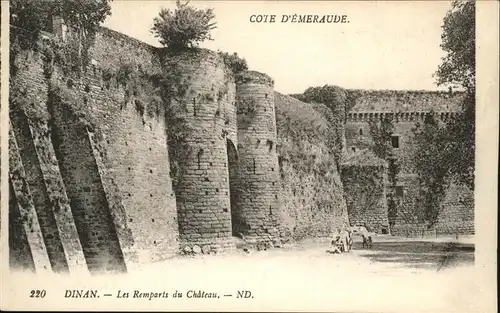 Dinan Remparts Chateau Kat. Dinan