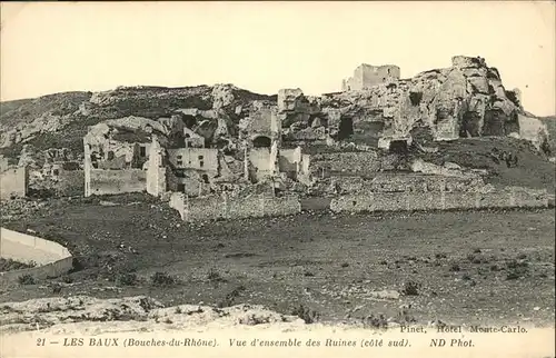 Les Baux-de-Provence Ruines Kat. Les Baux-de-Provence