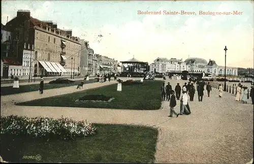 Boulogne-sur-Mer Boulevard Sainte-Beuve Kat. Boulogne-sur-Mer