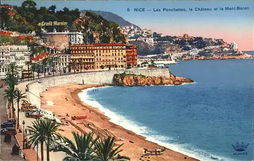 hw06067 Nice Alpes Maritimes Ponchettes Chateau Kategorie. Nice Alte Ansichtskarten