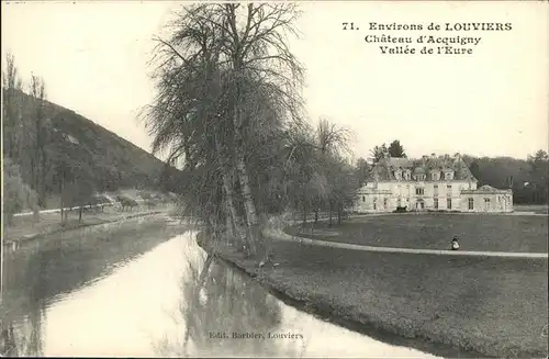 Louviers Eure Chateau Acquigny Kat. Louviers