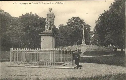 Rennes Statue Dugueselin Thabor Kat. Rennes