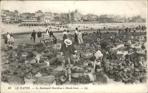 Le Havre Boulevard Maritime Maree basse Kat. Le Havre