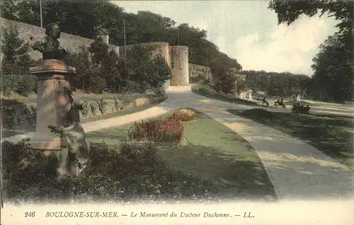 Boulogne-sur-Mer Monument Docteur Duchenne Kat. Boulogne-sur-Mer