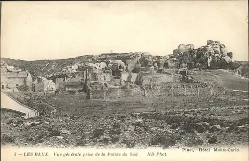 Les Baux-de-Provence Vue generale Kat. Les Baux-de-Provence