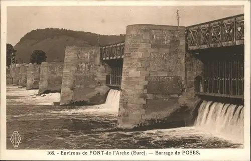 Pont-de-l Arche Barrage Poses Kat. Pont-de-l Arche