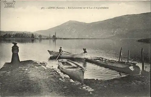 Lepin-le-Lac Embarcadere Lac d Aiguebelette Kat. Lepin-le-Lac