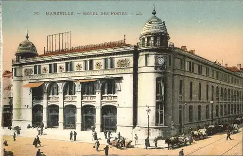 hw06316 Marseille Hotel des Postes Kategorie. Marseille Alte Ansichtskarten