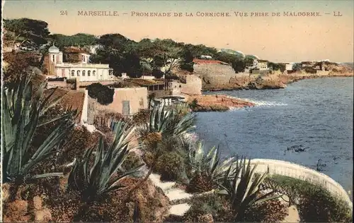 hw06346 Marseille Promenade de la Corniche Kategorie. Marseille Alte Ansichtskarten