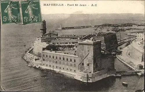 hw06398 Marseille Fort St. Jean Kategorie. Marseille Alte Ansichtskarten