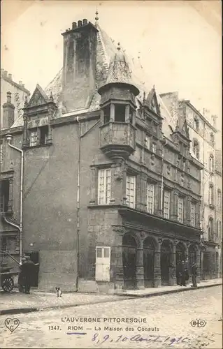 Riom Puy-de-Dome Maison des Consuls Kat. Riom