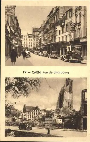 Caen Rue Strasbourg Kat. Caen