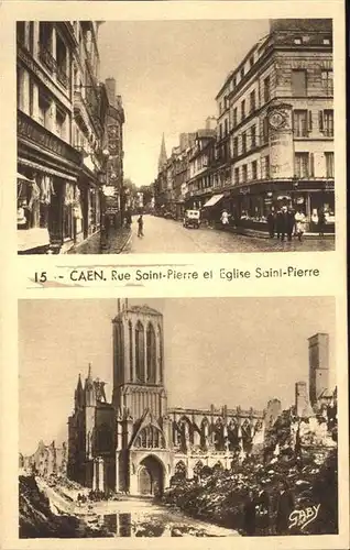 Caen Rue St. Pierre Eglise Kat. Caen