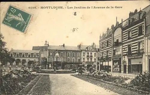 Montlucon Jardins Avenue Gare Kat. Montlucon