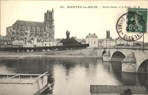 Mantes-la-Jolie Notre-Dame 
Pont Kat. Mantes-la-Jolie