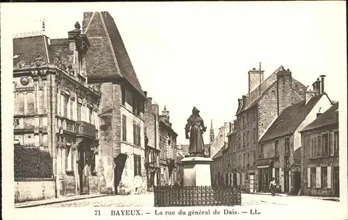 hw06658 Bayeux Rue du general de Dais Kategorie. Bayeux Alte Ansichtskarten