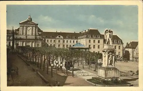 Autun Place de Mars-College Kat. Autun