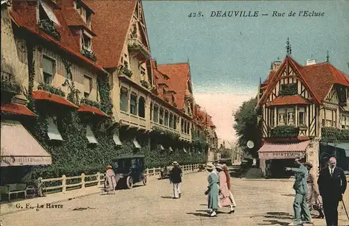 Deauville Rue de l`Ecluse Kat. Deauville