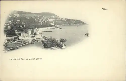 hw06782 Nice Alpes Maritimes Entree du Port
Mont-Borou Kategorie. Nice Alte Ansichtskarten