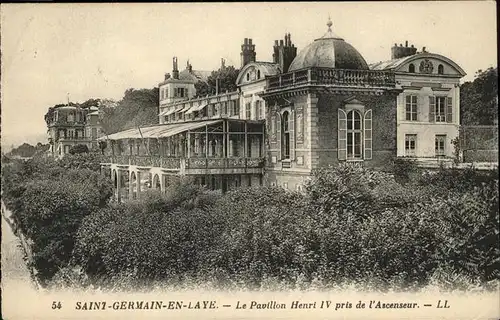 Saint-Germain-en-Laye Pavillon Henri IV Kat. Saint-Germain-en-Laye