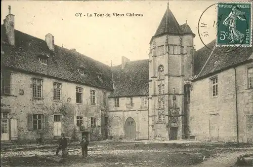 hw06882 Gy Haute-Saone Tour du Vieux Chateau Kategorie. Gy Alte Ansichtskarten