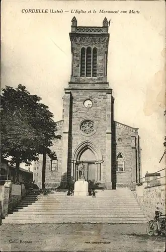 Cordelle Eglise 
Monument aux Morts Kat. Cordelle