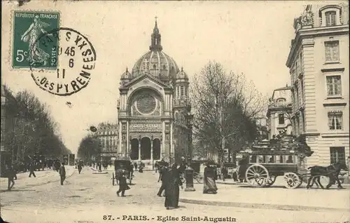 Paris Eglise Saint-Augustin Kat. Paris