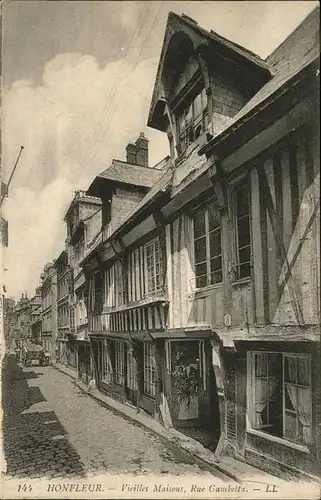 Honfleur Vicilles maisons
Rue Gambelta Kat. Honfleur