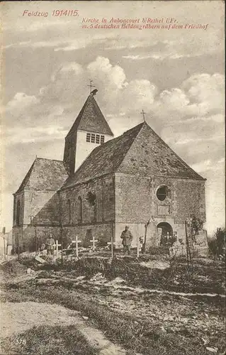 Auboncourt-Vauzelles Feldzug 1914 / 15 Kat. Auboncourt-Vauzelles