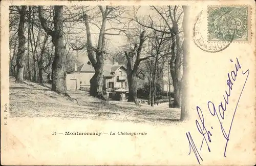 hw07218 Montmorency la Chataigneraie Kategorie. Montmorency Alte Ansichtskarten