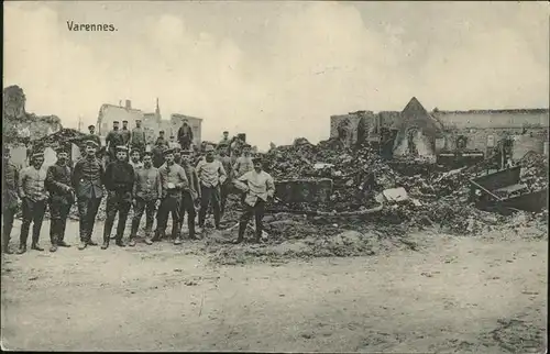 Varennes d Auxerre Kriegsschauplatz Kat. Varennes