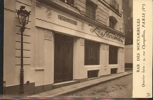 Paris Bar des Noctambules Kat. Paris