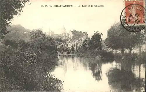 Chateaudun Loir et le Chateau Kat. Chateaudun