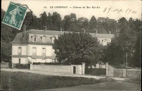 Le Chesnay Chateau du Bas Bel Air Kat. Le Chesnay