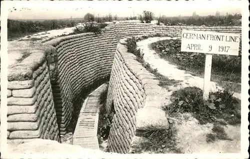 Vimy German Front Line Kat. Vimy