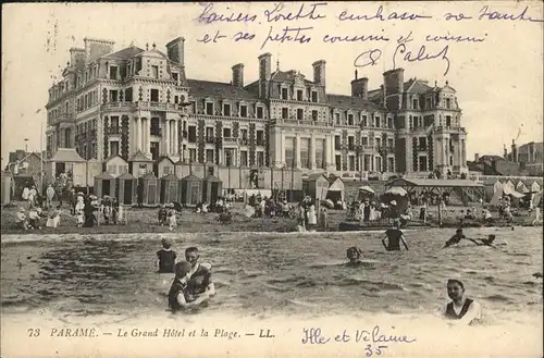 Parame Grand Hotel et la Plage Kat. Saint-Malo