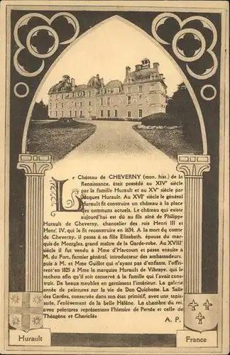 Cheverny Chateau Kat. Cheverny