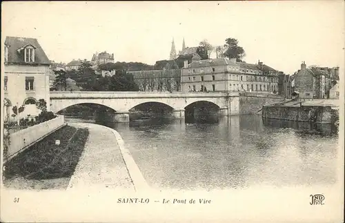 Saint-Lo Manche Pont Vire Kat. Saint-Lo